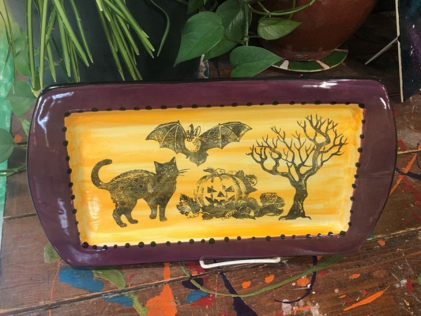 Screen Printing on Pottery Class Go Downtown Kenosha